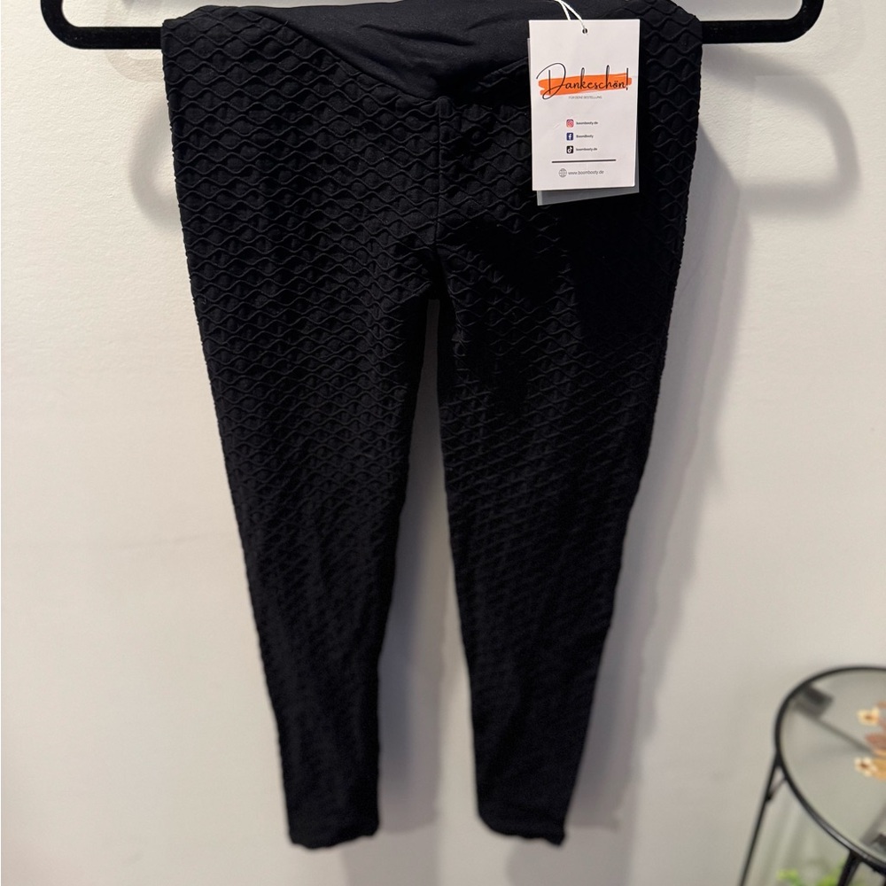 BoomBooty Black Leggings
